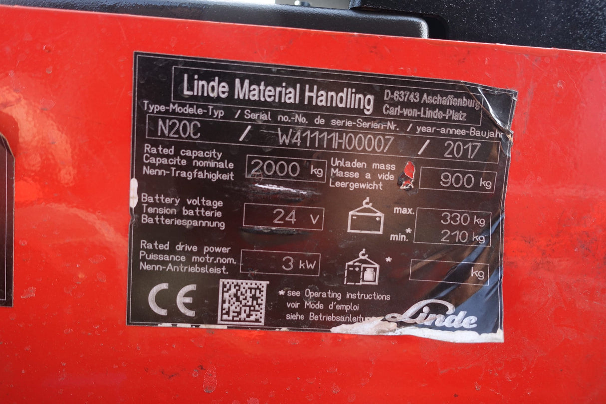 Linde N20C Kommissionierer