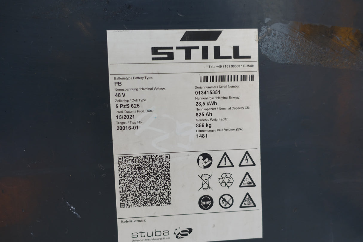 Staplerbatterie 48V 5PzS625