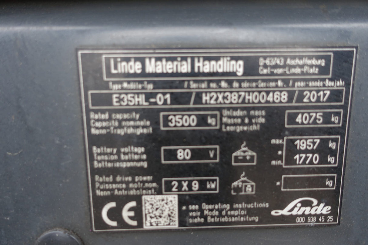 Linde E35HL Triplex