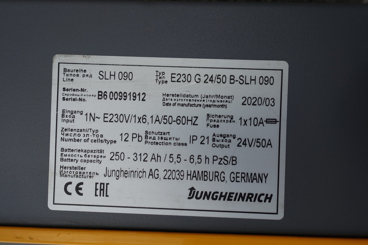 Jungheinrich 24V 50A Jungheinrich SLH090 HF