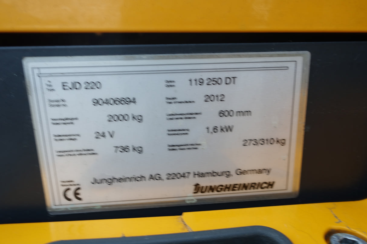 Jungheinrich EJD 220 Ameise