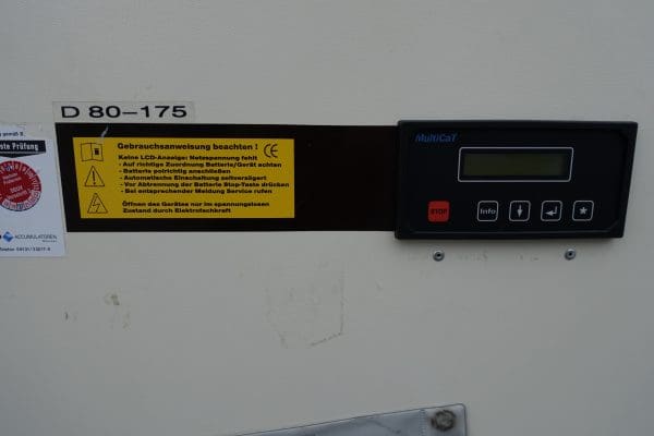 80V 175A Staplerbatterie Ladegerät getestet mit DGUV Prüfung